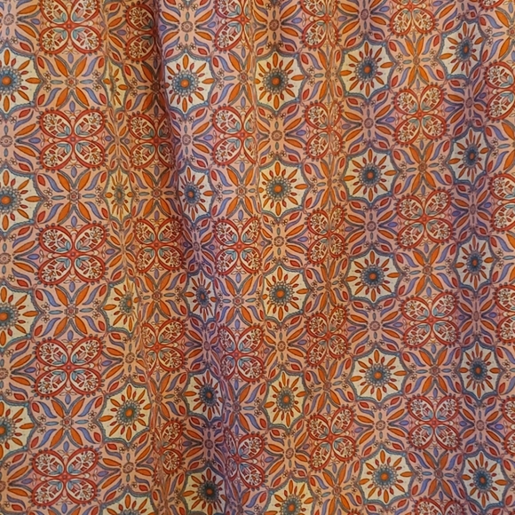 NEW SANCTUARY Julia Print Crop Peasant Top Large - Picture 5 of 10